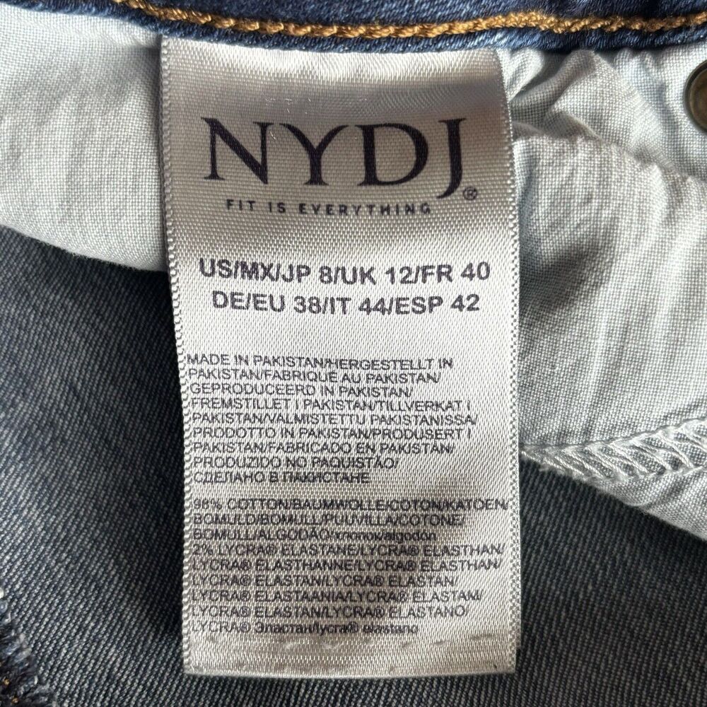 NYDJ Barbara Bootcut Denim Jeans Women's Size 8 US, 38 EU Lift Tuck Technology - Picture 6 of 10